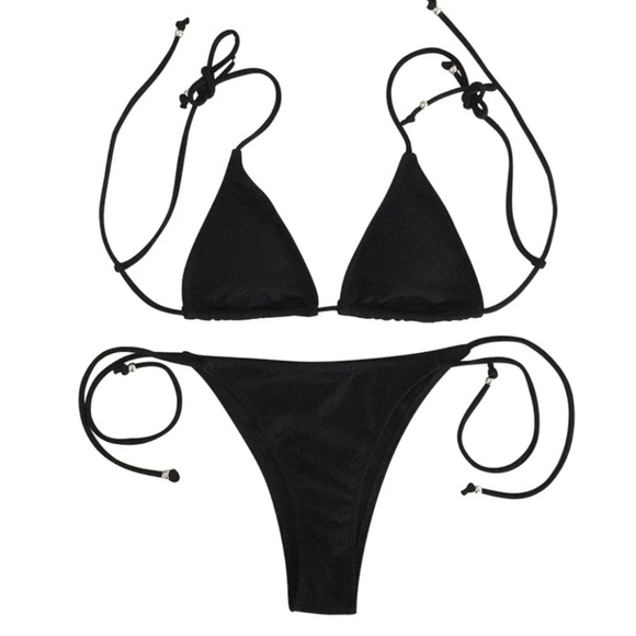 Just in!!! Ribbed Triangle Bikini Set  - Picture 6 of 7